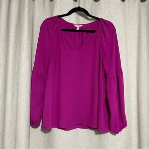 Lilly Pulitzer Magenta Blouse